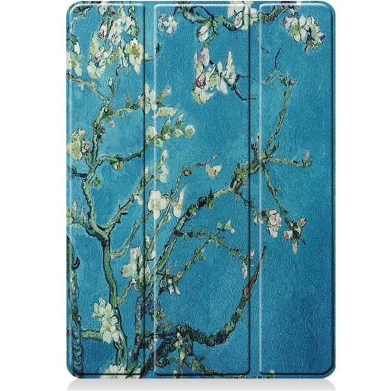 Etui do iPad 10.2" 2021/2020/2019 (9/8/7 gen.), Smartcase z miejscem na rysik, cherry blossom