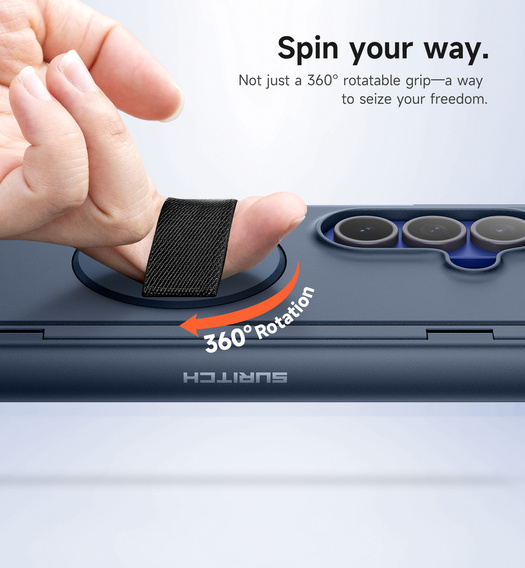 Etui Suritch z podstawką 360° i wbudowaną osłoną ekranu do Samsung Galaxy Z Fold7