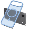 Etui Matt Case do iPhone 17 Air, do MagSafe, półprzezroczyste niebieskie