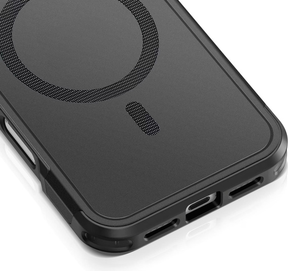 Etui MagForce do iPhone 17 Pro Max, do MagSafe, pancerne, czarne