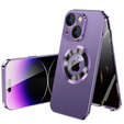 Etui do iPhone 13, Dual Glass, do Magsafe, fioletowe