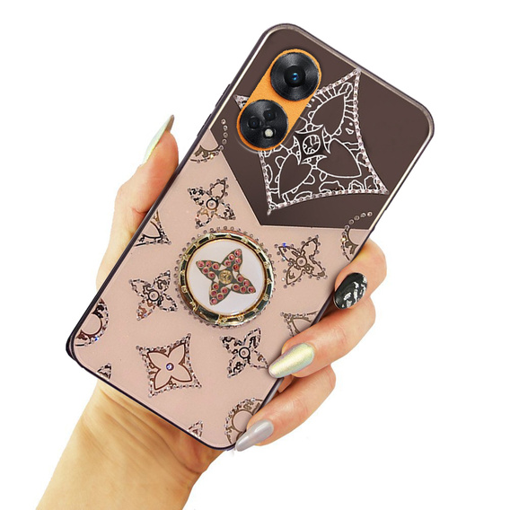Etui Fashion do Oppo Reno8 T, różowe