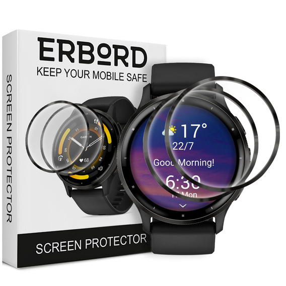 2x Szkło Hybrydowe ERBORD do Garmin Venu 3