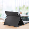Etui z klawiaturą do iPad Pro 13" 2024 (7 gen.), Dux Ducis TouchPad Leather Pen Slot, czarne