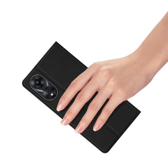 Etui Dux Ducis do Oppo A78 5G, Skinpro, czarne