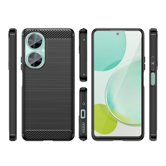 Etui do Huawei Nova 11i, Karbon, czarne