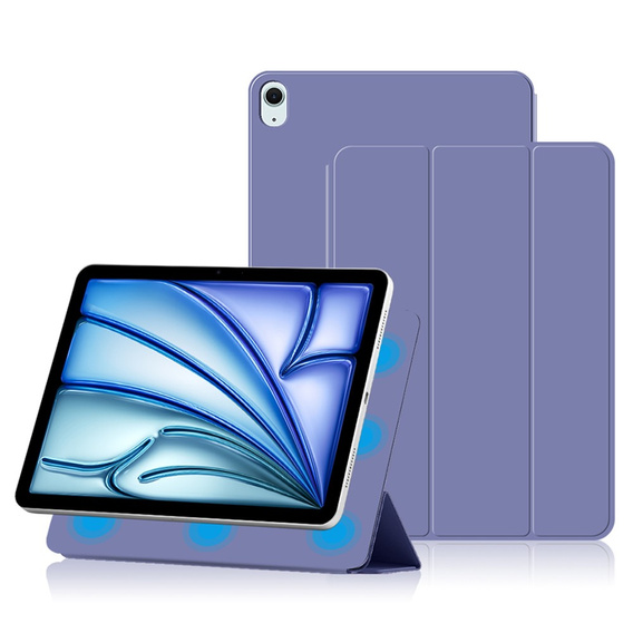Etui do iPad Air 11" 2025/2024 (7/6 gen.), Magnetic smartcase, fioletowe
