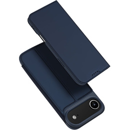 Etui Dux Ducis do iPhone 17 Air, Skin Pro, z klapką, z miejscem na kartę, granatowe