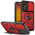 Etui pancerne do Samsung Galaxy Xcover 7, CamShield Slide, czerwone