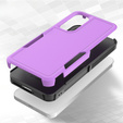 Etui pancerne do Samsung Galaxy A55 5G, Dual Shockproof, fioletowe
