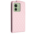 Etui z klapką do Motorola Edge 40 5G, Wallet, BINFEN COLOR, różowe