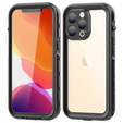 Etui Wodoodporne IP68 do iPhone 13 Pro, SHELLBOX, czarne