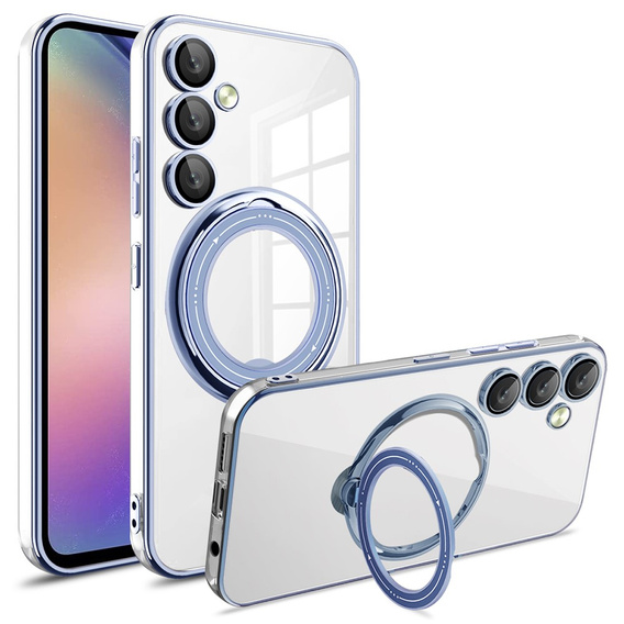 Etui Magnetyczne do Samsung Galaxy A36 5G, do MagSafe, niebieskie