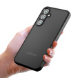 Etui do Samsung Galaxy S24+ Plus, Fusion Hybrid, z ochroną aparatu, przezroczyste / czarne