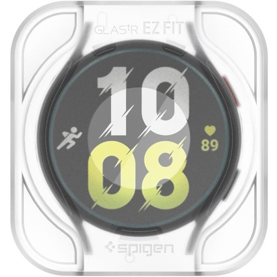 Szkło Hartowane Spigen do Samsung Galaxy Watch 6 44mm, Glas.TR "EZ FIT", Clear (2 sztuki)