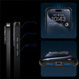 Etui Supcase do iPhone 16 Pro Max, Unicorn Beetle Mag, czarne