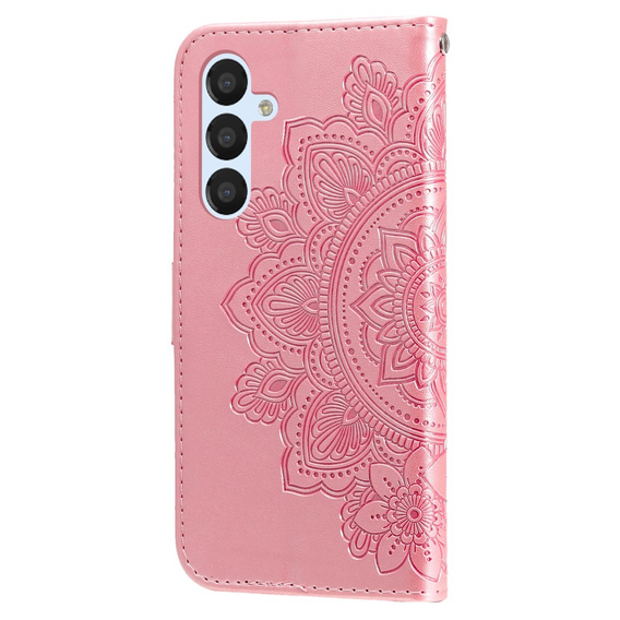 Etui z klapką do Samsung Galaxy A54 5G, Mandala, różowe rose gold