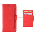 Etui z klapką do Asus Zenfone 7 / 7 Pro, Card Slot, czerwone