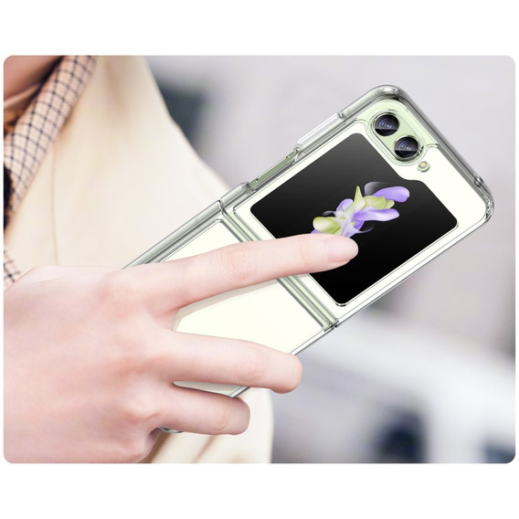 Etui do Samsung Galaxy Z Flip 5 5G, Fusion Hybrid, przezroczyste
