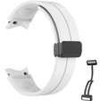 Pasek Silikonowy do Samsung Galaxy Watch 4/5/6 40/42/43/44/45/46/47mm, Biały
