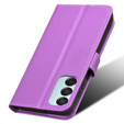 Etui z klapką do Samsung Galaxy M15 5G, Wallet Smart Magnet, fioletowe