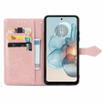 Etui z klapką do Motorola Moto G24 / G24 Power / G04, Mandala, różowe