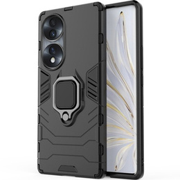 Etui do Honor 70 5G, Kickstand Ring, czarne
