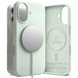 Etui Ringke do iPhone 17, Silicone MagSafe, Soft Mint
