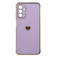 Etui do Samsung Galaxy A13 5G, Electro heart, fioletowe