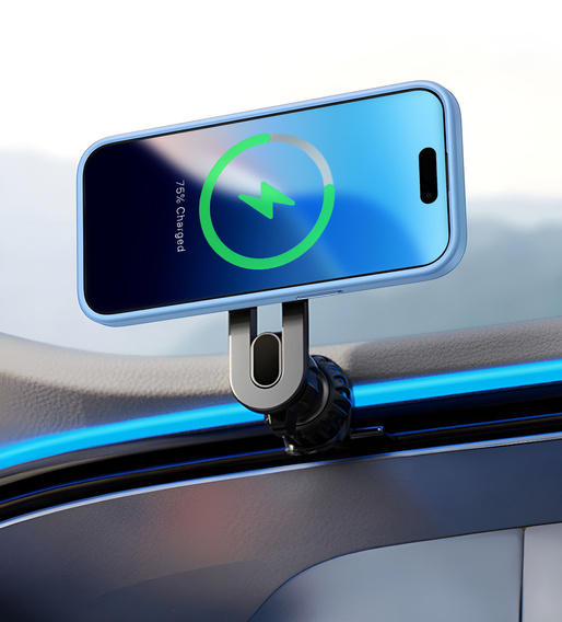 Etui do iPhone 16 Pro, do MagSafe, ERBORD Matt Case, niebieski + Szkło na ekran