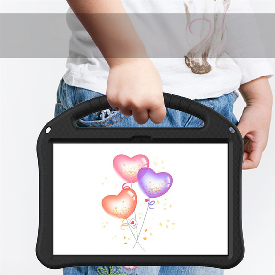 Etui dziecięce do T Tablet 2 5G, z podstawką i uchwytem, czarne
