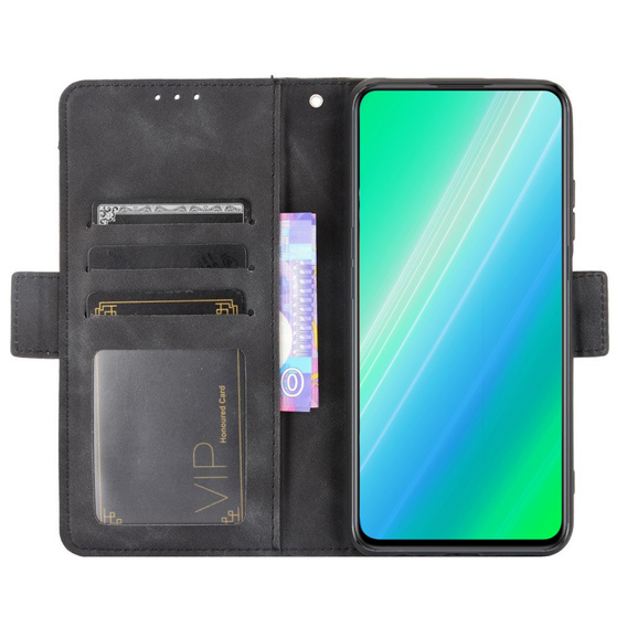 Etui z klapką do Xiaomi Poco F6 Pro, Card Slot, czarne