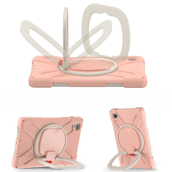 Etui dla dzieci do Samsung Galaxy Tab A7 Lite 8.7 T220/T225, Pancerne, dziecięce, Rose gold różowe