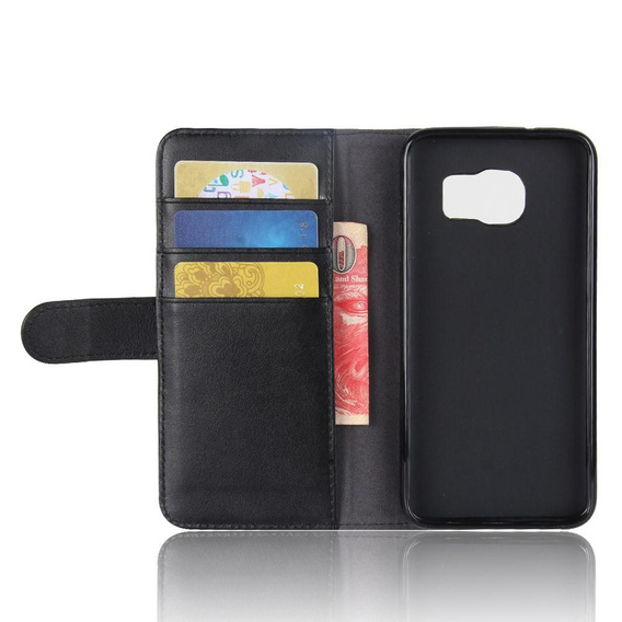 Etui z klapką do Samsung Galaxy S7, Wallet, czarne