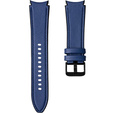 Pasek Skórzany do Samsung Galaxy Watch 4/5/6 40/42/43/44/45/46/47mm, Niebieski