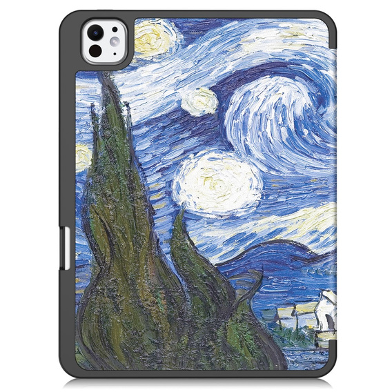 Etui do iPad Pro 11" 2024 (5 gen.), Smartcase, oil painting