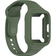Pasek Silikonowy z Etui do Xiaomi Redmi Watch 3 Active, Zielony