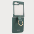 Etui GKK Ring Holder do Samsung Galaxy Z Flip5 5G, zielone