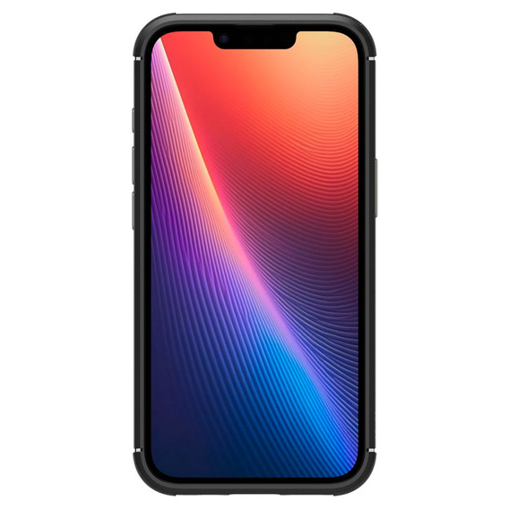 Etui Spigen do iPhone 16E, Core Armor MagSafe, czarne + Szkło Hartowane 9H