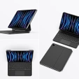 Etui z klawiaturą do iPad Air 10.9" 2022/2020 (5/4 gen.) / Pro 11" 2022/2021/2020/2018 (4/3/2/1 gen.), Dux Ducis MK Series, czarne