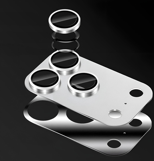 2x Szkło hartowane ERBORD na wyspę aparatów do iPhone 17 Pro Max