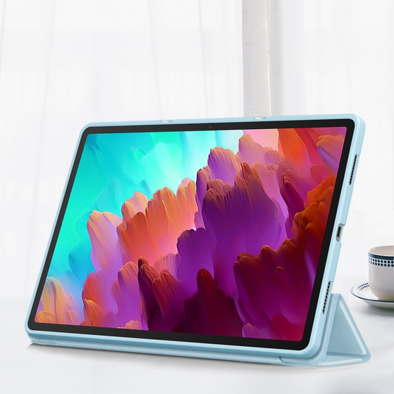 Etui do Lenovo Tab P12, Smartcase z miejscem na rysik, niebieskie