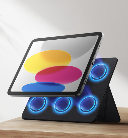 Etui magnetyczne do iPad 11" 2025 A16 (11 gen.) / iPad 10.9" 2022 (10 gen.), Suritch stand