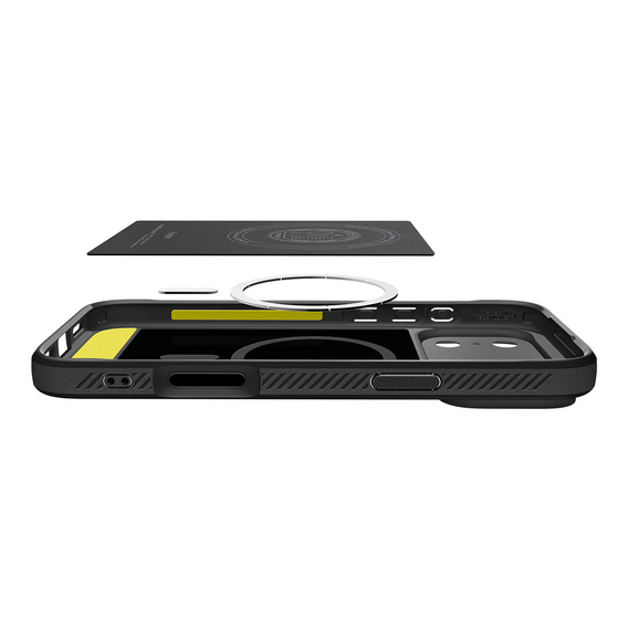 Etui Spigen Rugged Armor Mag MagSafe do iPhone 17 Pro Max, Matte Black
