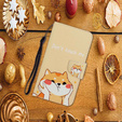 Etui z klapką do Xiaomi Redmi 13C / Poco C65, Wallet, Akita Dog kremowe
