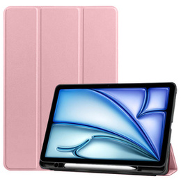 Etui do iPad Air 11" 2025/2024 (7/6 gen.), Smartcase z miejscem na rysik, różowe