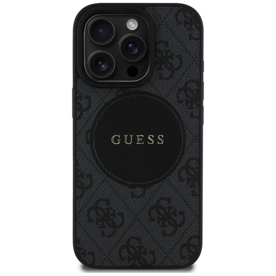 Etui Guess 4G Circle with Classic Logo, do MagSafe do iPhone 16 Pro