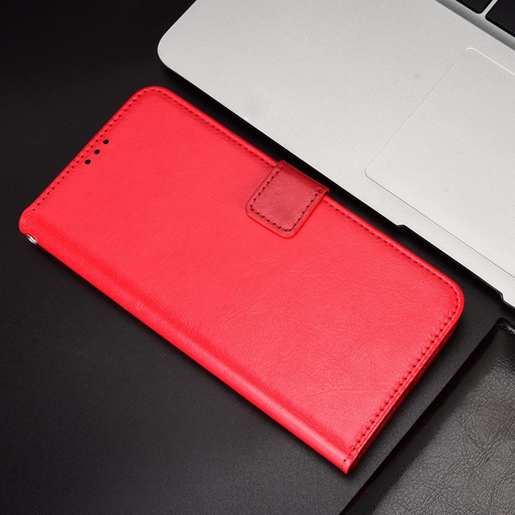 Etui z klapką do Realme 11 Pro 5G / Pro+ 5G, Crazy Horse Wallet, czerwone