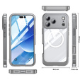 Etui Shockproof ze szkłem do MagSafe do iPhone 17 Pro Max