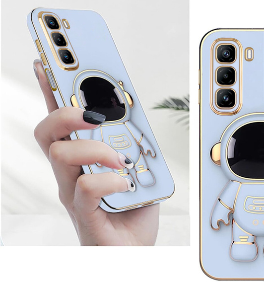 Etui do Infinix Hot 50 4G, Astronaut, niebieskie